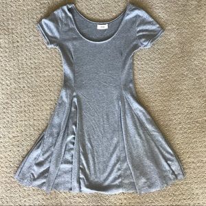 Grey babydoll dress
